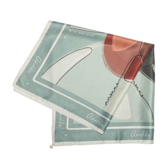 ANEKKE Lenço Quadrado Estampado Auralis Azul Claro | Ref. 280.42480-315