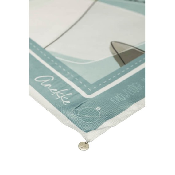 ANEKKE Lenço Quadrado Estampado Auralis Azul Claro | Ref. 280.42480-315