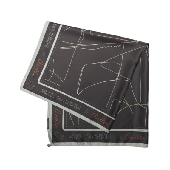 ANEKKE Lenço Quadrado Estampado Auralis Taupe | Ref. 280.42480-316