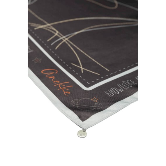 ANEKKE Lenço Quadrado Estampado Auralis Taupe | Ref. 280.42480-316