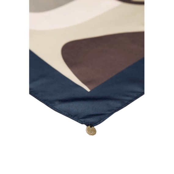 ANEKKE Lenço Quadrado Estampado Eikon Azul Escuro | Ref. 280.42470-317