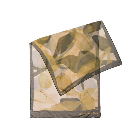 ANEKKE Lenço / Écharpe Estampado Bloom Castanho | Ref. 280.42470-041