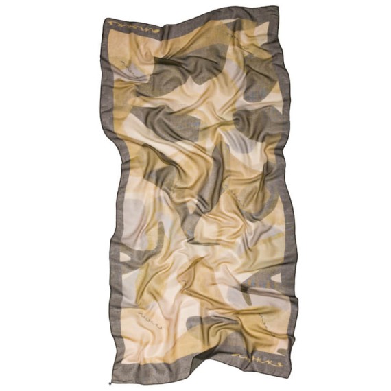 ANEKKE Lenço / Écharpe Estampado Bloom Castanho | Ref. 280.42470-041