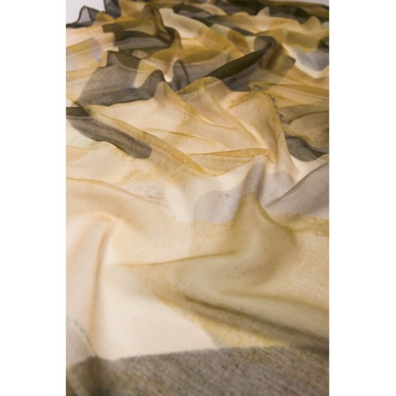 ANEKKE Lenço / Écharpe Estampado Bloom Castanho | Ref. 280.42470-041