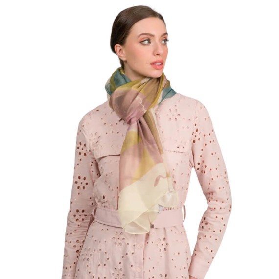 ANEKKE Lenço / Écharpe Estampado Bloom Rosa | Ref. 280.42470-042