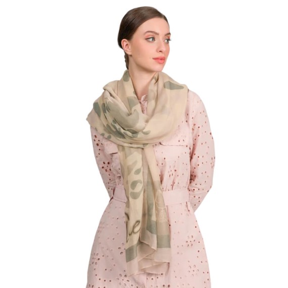 ANEKKE Lenço / Écharpe Estampado Gaia Bege / Taupe | Ref. 280.42480-061