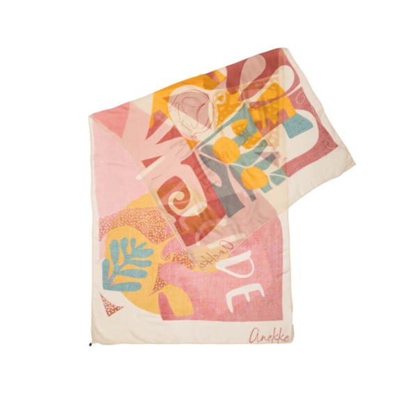 ANEKKE Lenço / Écharpe Estampado Muse Bege | Ref. 280.42470-032