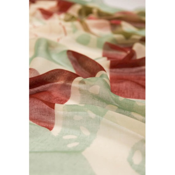 ANEKKE Lenço / Écharpe Estampado Muse Verde Água | Ref. 280.42470-031