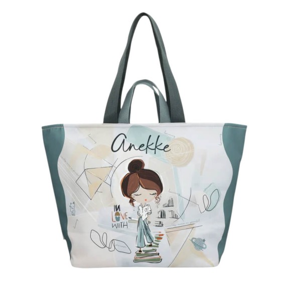 ANEKKE Saco de Praia Médio Sophia Azul | Ref. 280.42484-213