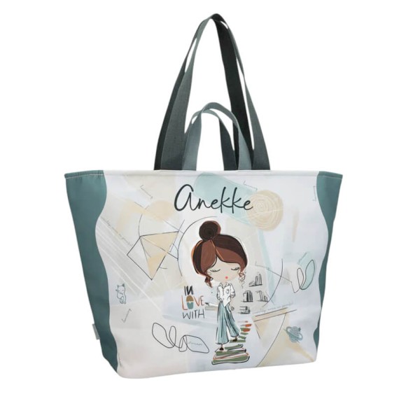 ANEKKE Saco de Praia Médio Sophia Azul | Ref. 280.42484-213