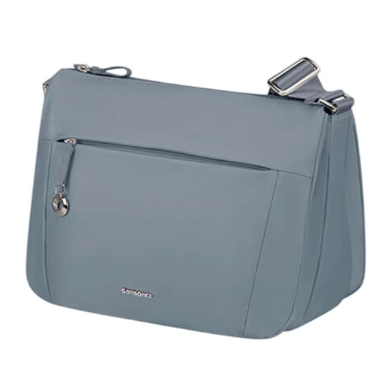 SAMSONITE Mala de Ombro c/ 3 Comp. Move 5.0 Azul Cinza | Ref. 92.151644-1310