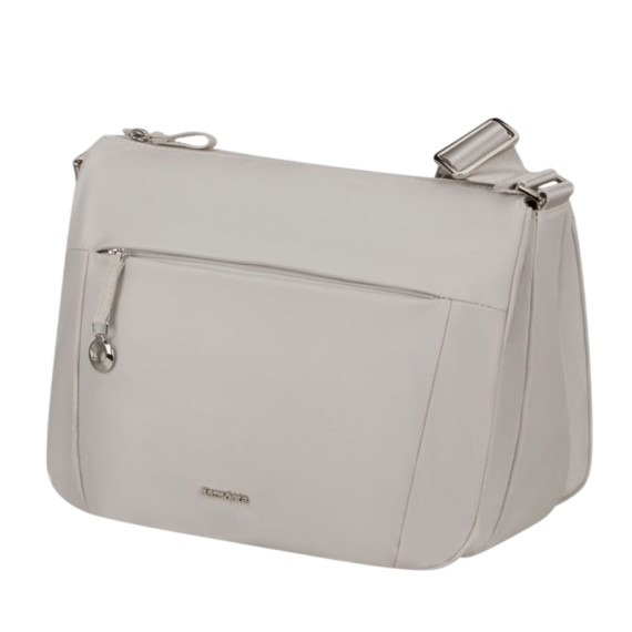 SAMSONITE Mala de Ombro c/ 3 Comp. Move 5.0 Cinza Nuvem | Ref. 92.151644-9930