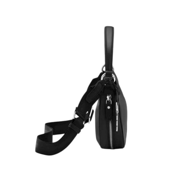 SAMSONITE Mini Bolsa de Tiracolo Hobo Exp Karissa Evo Preta | Ref. 92.155836-1041