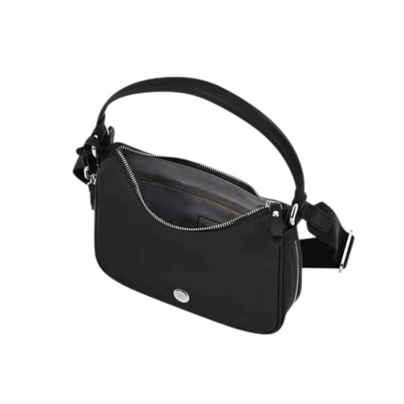 SAMSONITE Mini Bolsa de Tiracolo Hobo Exp Karissa Evo Preta | Ref. 92.155836-1041