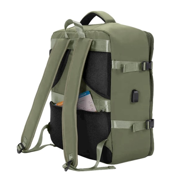 BENZI Mochila de Viagem Easyjet 45x36x20cm BZ5895 Verde | Ref. 288.BZ5895VE