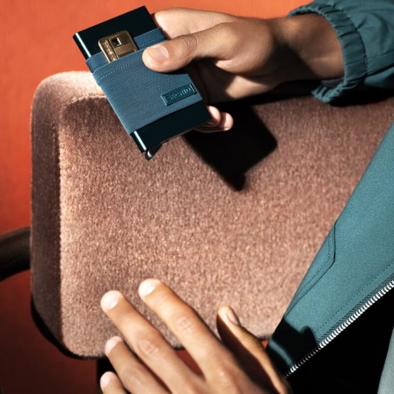 Carteira SECRID Flexwallet Original Teal | Ref. 297.FW-T