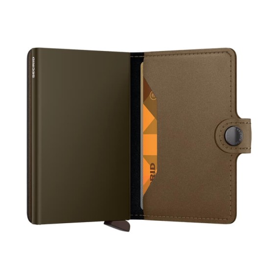 Carteira SECRID Miniwallet Matte Satin Bronze | Ref. 297.MMS-B
