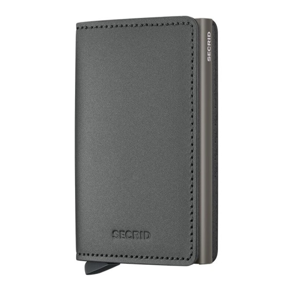 Carteira SECRID Slimwallet Matte Satin Steel | Ref. 297.SMS-S