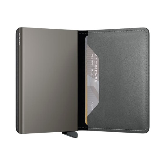 Carteira SECRID Slimwallet Matte Satin Steel | Ref. 297.SMS-S