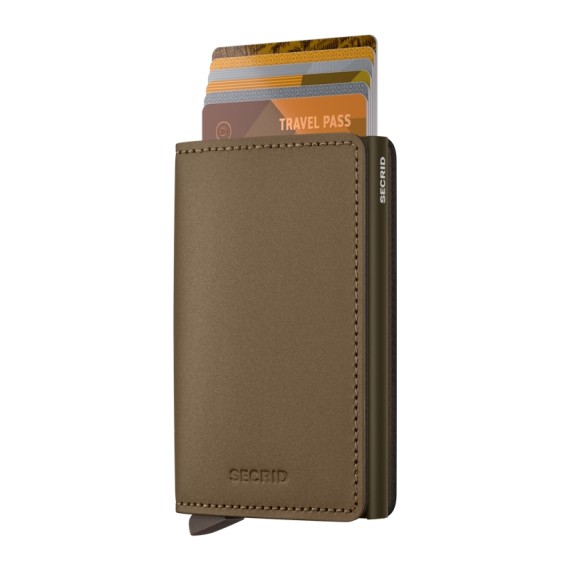 Carteira SECRID Slimwallet Matte Satin Bronze | Ref. 297.SMS-B