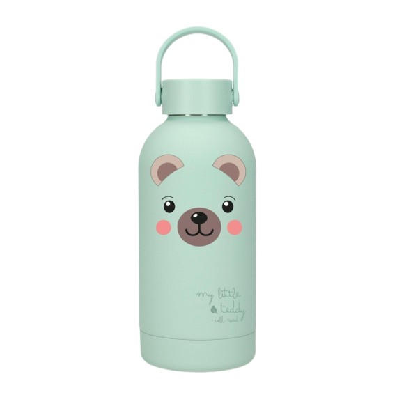 Garrafa Térmica 350ml. ROLL ROAD My Little Teddy Menta | Ref. 186.3183141