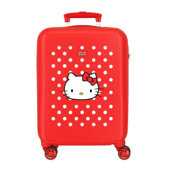 Mala de Cabine / Trolley 50cm 4R HELLO KITTY Castle Vermelha | Ref. 186.4221322