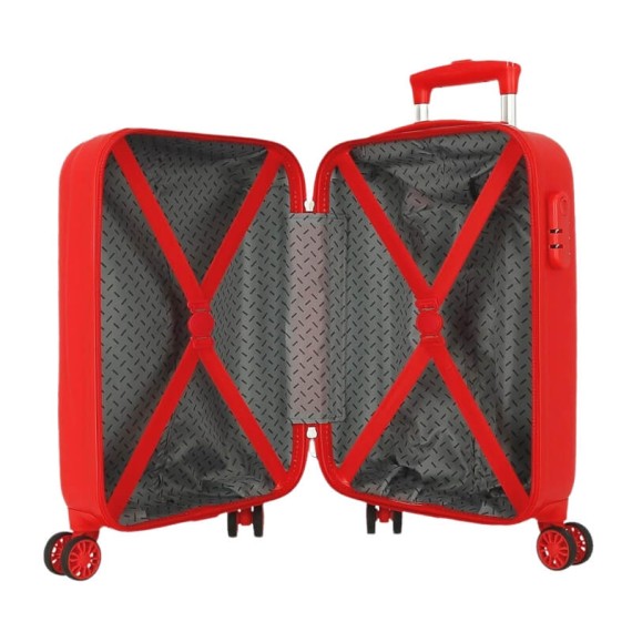 Mala de Cabine / Trolley 50cm 4R HELLO KITTY Castle Vermelha | Ref. 186.4221322