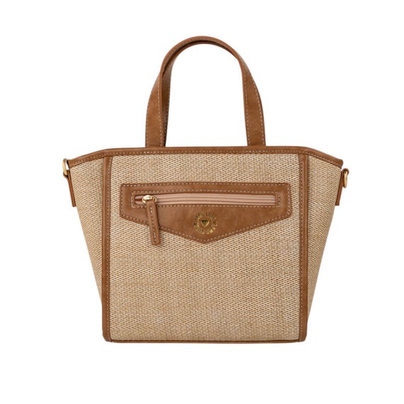 Mala de Mão c/ Tiracolo LOIS Jacqueline Taupe | Ref. 237.32864102