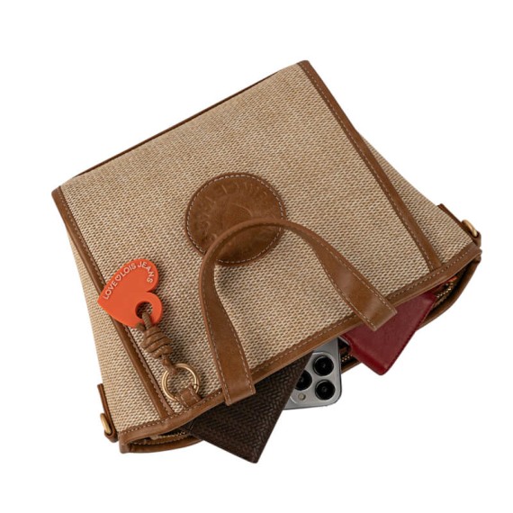 Mala de Mão c/ Tiracolo LOIS Jacqueline Taupe | Ref. 237.32864102