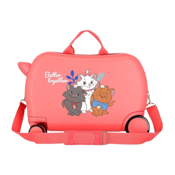 Mala Infantil 45cm 4R Easyjet ARISTOCATS Better Toge Coral | Ref. 186.2661024