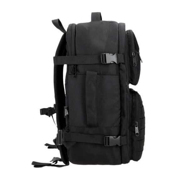 Mochila de Viagem 44cm REEBOK Cross One Preta | Ref. 186.8262741