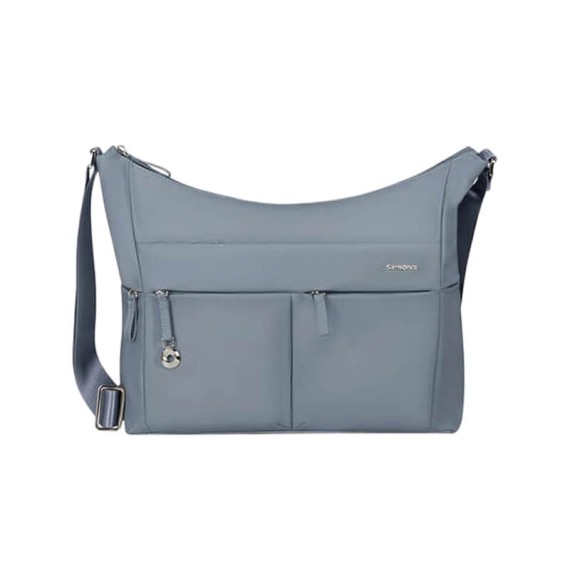 SAMSONITE Bolsa de Ombro M Move 5.0 Azul Cinza | Ref. 92.151660-1310