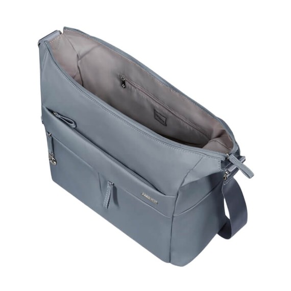 SAMSONITE Bolsa de Ombro M Move 5.0 Azul Cinza | Ref. 92.151660-1310