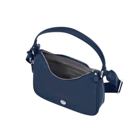 SAMSONITE Mini Bolsa de Tiracolo Hobo Exp Karissa Evo Azul Noite | Ref. 92.155836-2165