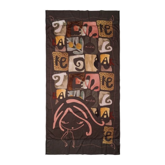 ANEKKE Toalha de Praia Amphora Castanha | Ref. 280.42475-012