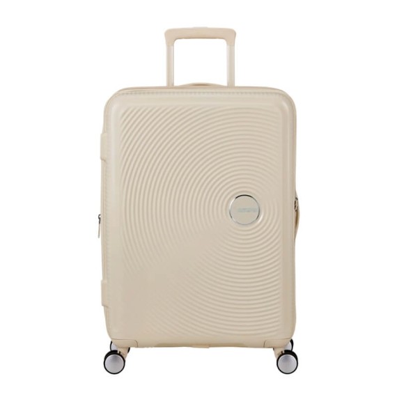 AT Mala de Viagem Média 67cm 4R Exp. SoundBox Areia de Coco | Ref. 92.88473-A936