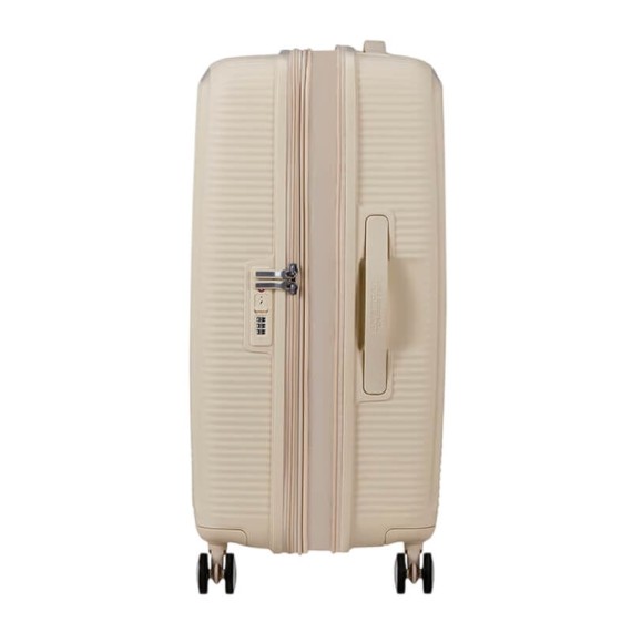 AT Mala de Viagem Média 67cm 4R Exp. SoundBox Areia de Coco | Ref. 92.88473-A936