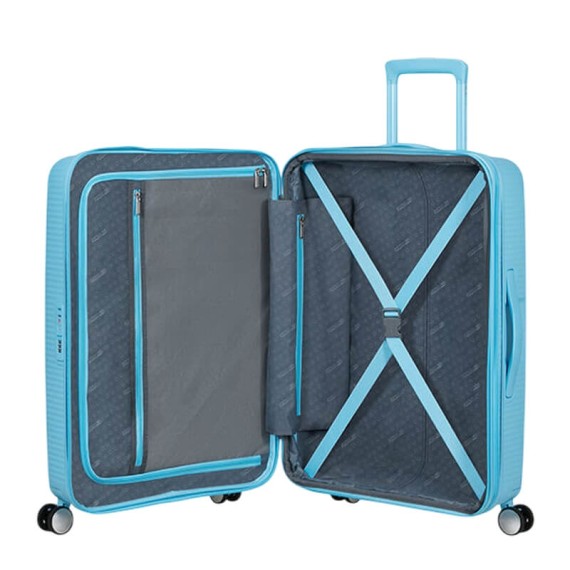 AT Mala de Viagem Média 67cm 4R Exp. SoundBox Mirtilo | Ref. 92.88473-A939