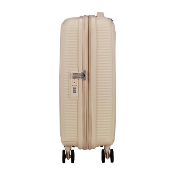 AT Mala / Trolley de Cabine 55cm 4R Exp. SoundBox Areia de Coco | Ref. 92.88472-A936