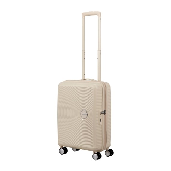 AT Mala / Trolley de Cabine 55cm 4R Exp. SoundBox Areia de Coco | Ref. 92.88472-A936