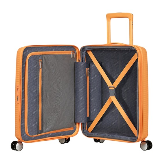 AT Mala / Trolley de Cabine 55cm 4R Exp. SoundBox Pop Papaia | Ref. 92.88472-A937