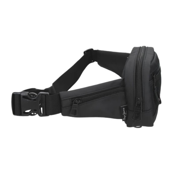Bolsa de Cintura c/ Bolso Frontal PEPE JEANS Durham Preta | Ref. 186.7297441