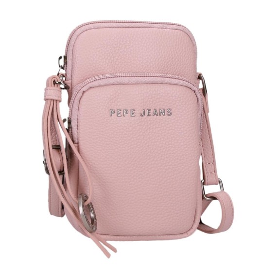Bolsa de Tiracolo Porta Telemóvel PEPE JEANS Paola Rosa Claro | Ref. 186.7445242