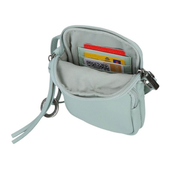 Bolsa de Tiracolo Porta Telemóvel PEPE JEANS Paola Verde Turquesa | Ref. 186.7445241