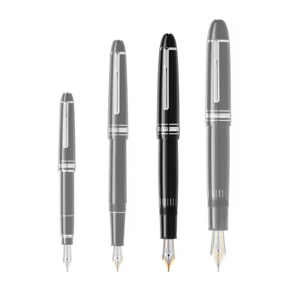 Caneta-tinteiro MONTBLANC MST (F) Revestida de Platina Preta | Ref. 238.132442