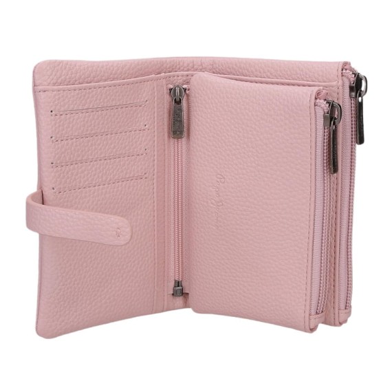 Carteira Porta-Moedas Removível PEPE JEANS Paola Rosa Claro | Ref. 186.7448342