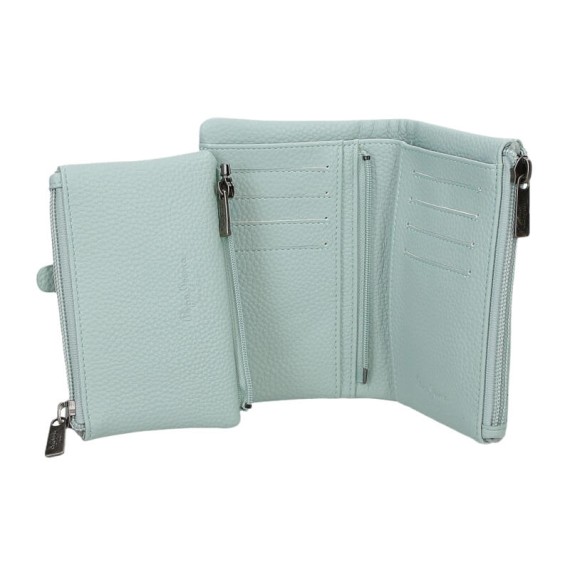 Carteira Porta-Moedas Removível PEPE JEANS Paola Verde Turquesa | Ref. 186.7448341