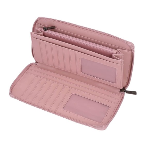 Carteira de Senhora com Fecho PEPE JEANS Paola Rosa Claro | Ref. 186.7448542