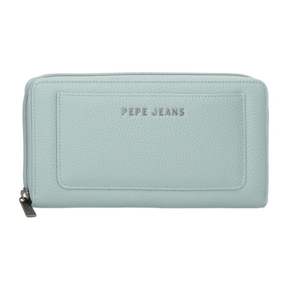 Carteira de Senhora com Fecho PEPE JEANS Paola Verde Turquesa | Ref. 186.7448541