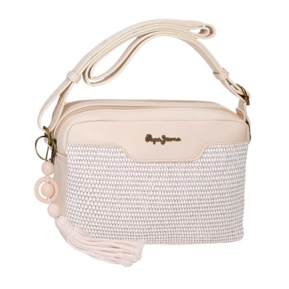 Mala de Tiracolo 2C PEPE JEANS Clara Bege | Ref. 186.7395441